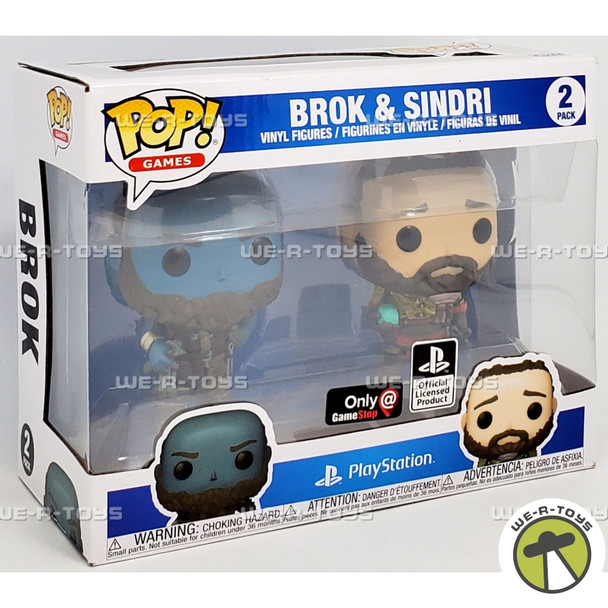 Funko POP Games Playstation Brok & Sindri Vinyl Figure 2 Pack