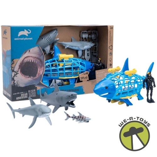 Animal Planet Shark Submarine Adventure Playset Lights & Sounds