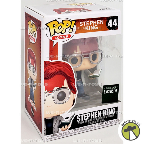 Funko POP Icons Stephen King 44 Vinyl Figure Barnes and Noble Exclusive