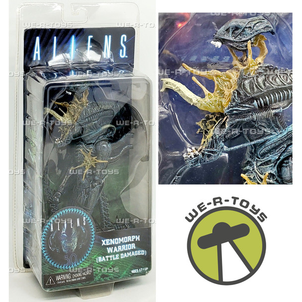 Aliens Xenomorph Warrior Battle Damaged Action Figure 2017 NECA 51639