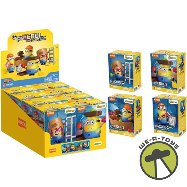 Blokees Minions preCOOL Jelly Factory Model Kit Case of 8 74839