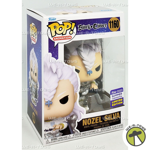 Funko POP Animation Black Clover Nozel Silva 1160 Vinyl Figure