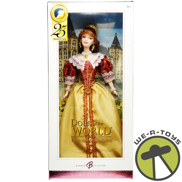 Dolls of the World Princess of Holland Barbie Doll Pink Label 2005 Mattel G8055