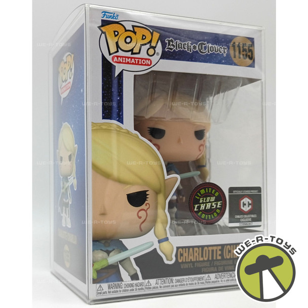 Funko POP! Animation Black Clover Charlotte Charla Vinyl Figure 1155 Glow Chase