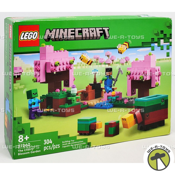 LEGO Minecraft The Cherry Blossom Garden 304 Piece Building Set 21260