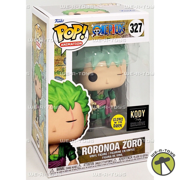 Funko POP Animation One Piece Roronoa Zoro 327 Glows in The Dark Vinyl Figure