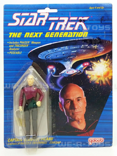 Star Trek The Next Generation Captain Jean Luc Picard Action Figure No. 5340