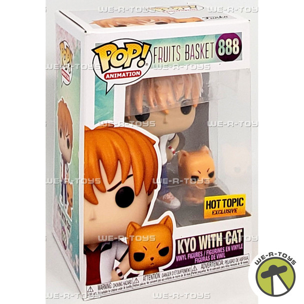 Funko POP Animation Fruits Basket Kyo with Cat 888 Vinyl Figure