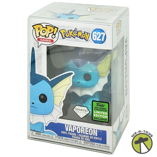 Funko POP Games Pokemon Vaporeon 627 Diamond Edition Vinyl Figure