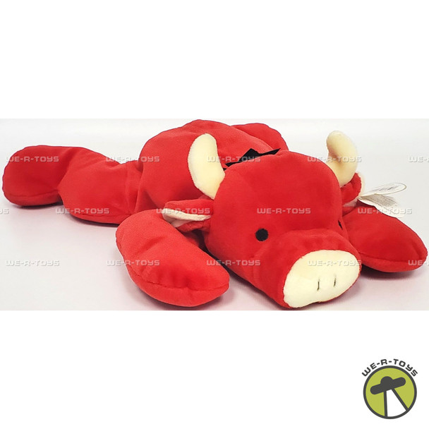 Ty Beanie Pillow Pals Red the Bull Plush