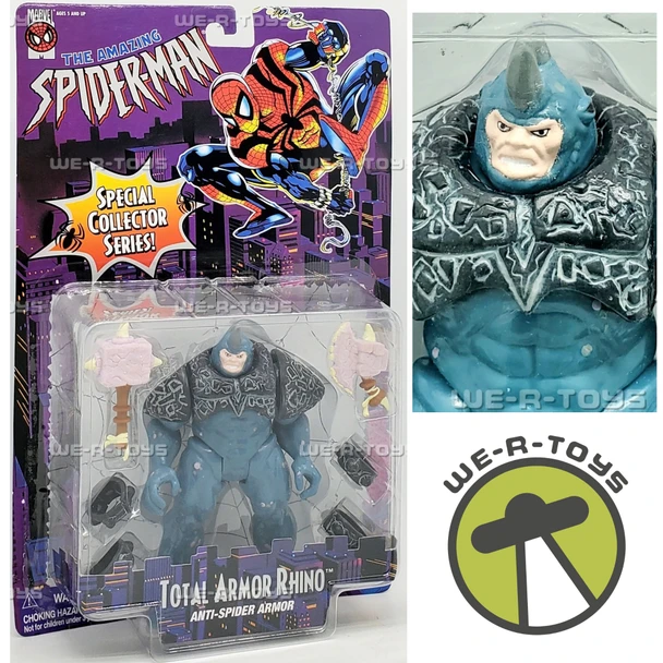 Total Armor Rhino Marvel The Amazing Spider-Man 1996 Action Figure Toy Biz 47253