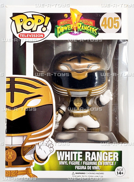 Funko POP Television Mighty Morphin' Power Rangers White Ranger 405 Vinyl Figure