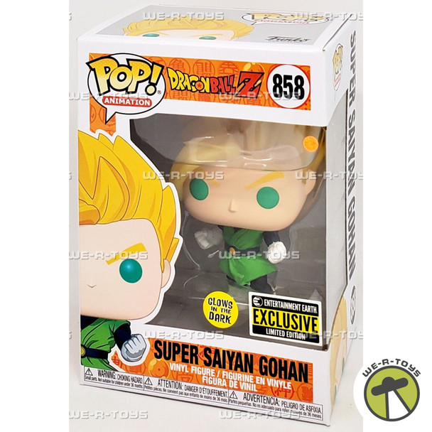 Funko POP Animation Dragon Ball Z Super Saiyan Gohan 858 Vinyl Figure