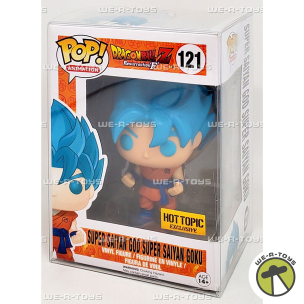 Funko POP Animation Dragon Ball Z Super Saiyan God Super Saiyan Goku 121 Figure