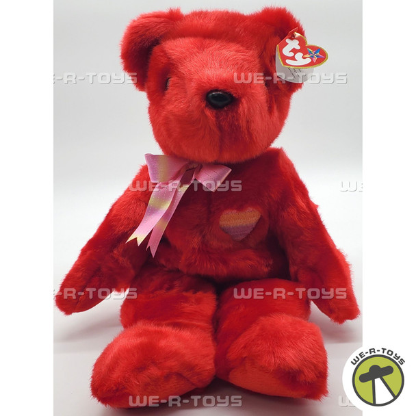 Ty Beanie Buddies KISS-e the Bear Plush 2004