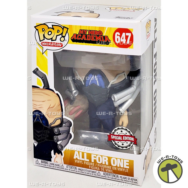 Funko POP Animation My Hero Academia All For One 647 Vinyl Figure