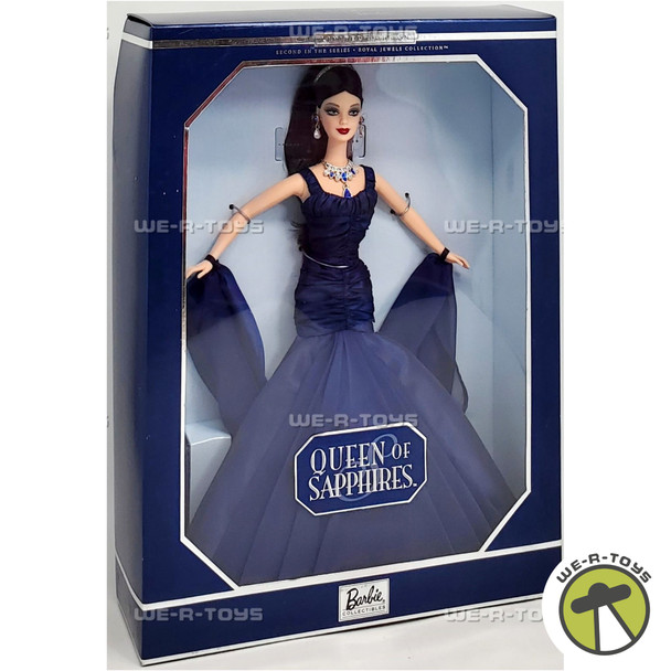 Queen of Sapphires Barbie Doll Royal Jewels Collection 2000 Mattel 26926