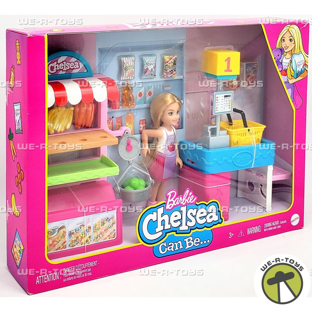 Barbie Chelsea Can Be Doll & Snack Stand Playset 2020 Mattel GTN67