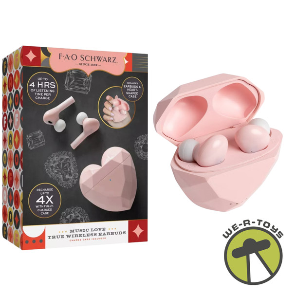 FAO Schwarz Music Love True Bluetooth Wireless Earbuds