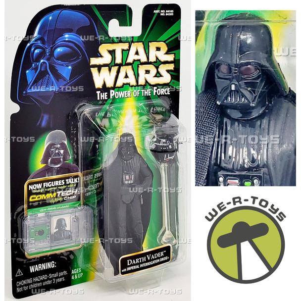 Star Wars Power of The Force Darth Vader Figure with COMMtech Chip 1999 Hasbro