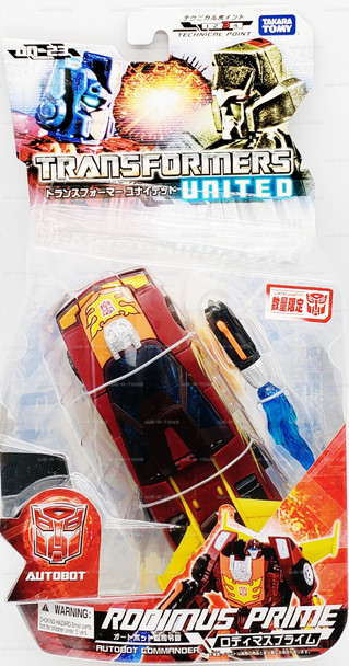Transformers United Rodimus Prime Autobot Commander UN-23 Takara Tomy NRFP