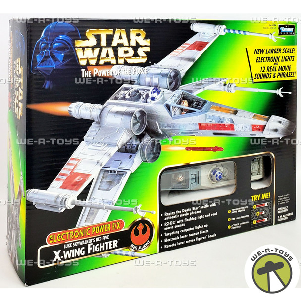 Star Wars Power of the Force Luke's Red Five X-Wing Fighter 1997 Kenner 69784