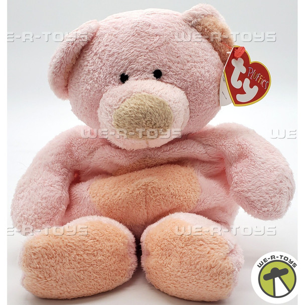 Ty Beanie Pluffies Pinks the Bear Plush