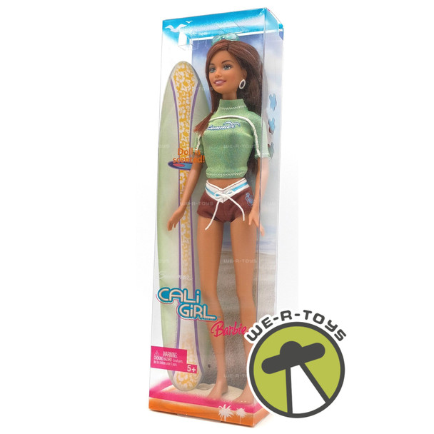 Summer Cali Girl Surfer Barbie Doll In Surfing Fashion 2004 Mattel G8665