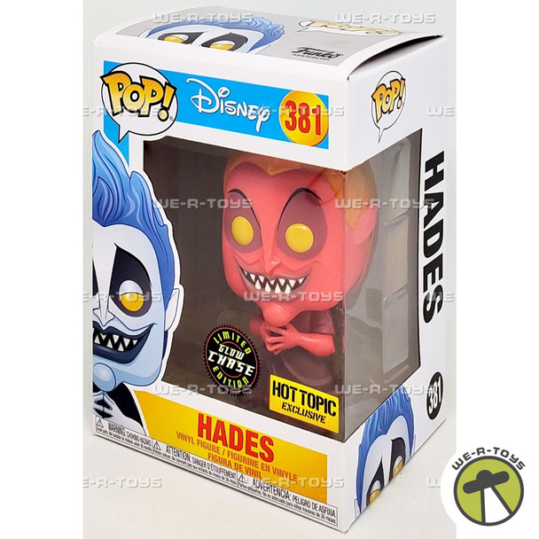 Funko POP Disney Hercules Hades 381 Vinyl Glow Chase Figure
