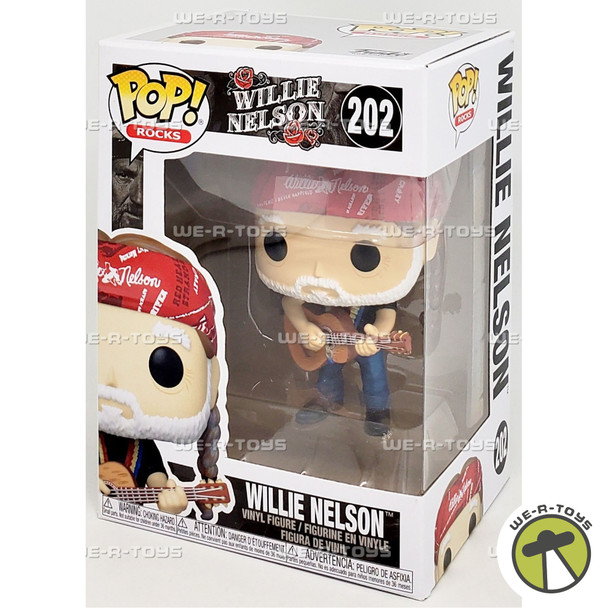 Funko POP Rocks Willie Nelson 202 Willie Nelson Vinyl Figure
