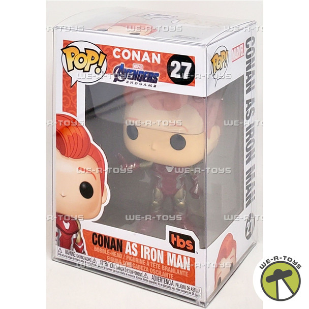 Funko POP Conan Marvel Avengers Endgame Conan as Iron Man 27 Vinyl Figure