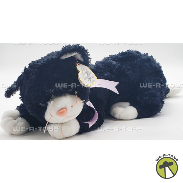 Ty Beanie Buddy Booties the Cat with Purple Ribbon Plush 2004