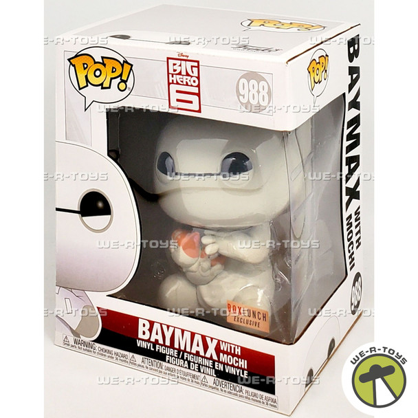 Funko POP Disney Big Hero 6 Baymax with Mochi 988 Vinyl Glow Chase Figure