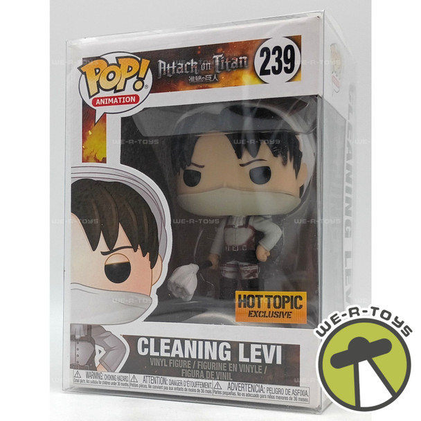 Funko POP! Animation Cleaning Levi Attack On Titan #239 Vinyl Figure Exclusive
