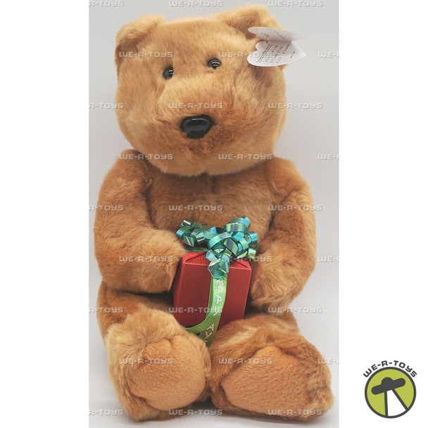 Ty Beanie Buddy Gifts the Holiday Bear Brown 14" Plush 2005