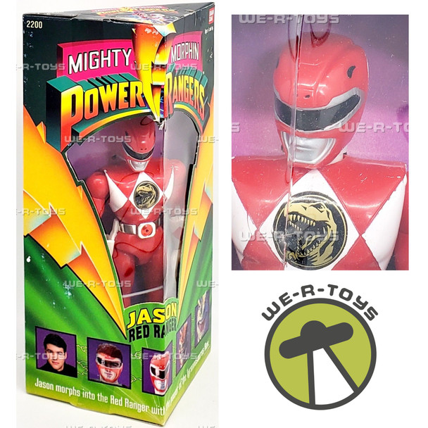 Mighty Morphin Power Rangers Red Ranger Jason Figure 1993 Bandai 2200