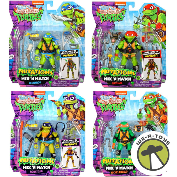 Tales of the Teenage Mutant Ninja Turtles Mix N Match Turtles Figure 4 Pack
