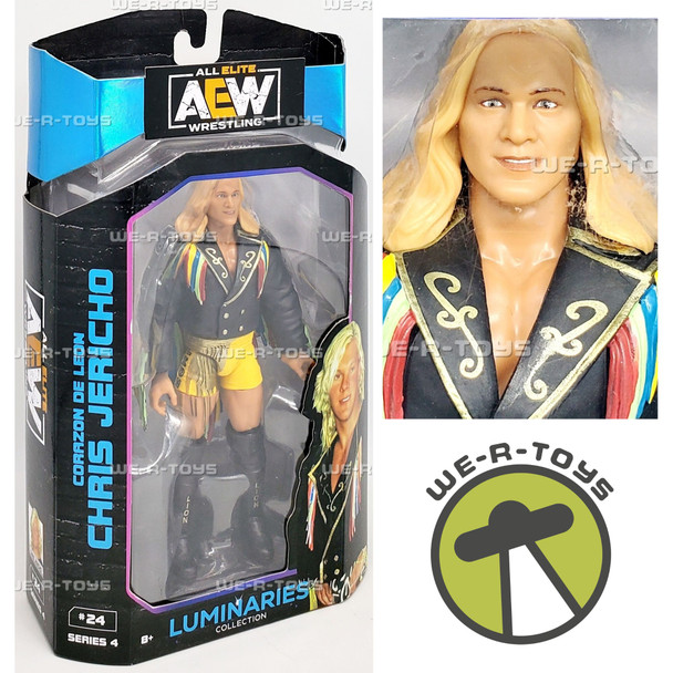 AEW Corazon De Leon Chris Jericho 24 Series 4 Luminaries Collection Figure