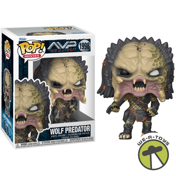 Funko Pop Movies 1998 Aliens Vs Predator Requiem Wolf Predator Figure