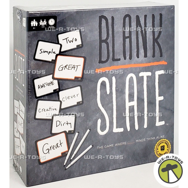 Blank Slate Where Great Minds Think Alike Family-Friendly Board Game 04980