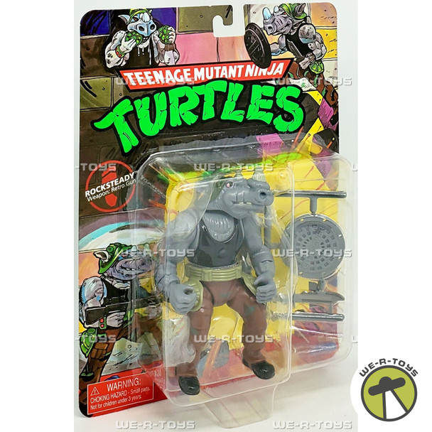 Teenage Mutant Ninja Turtles Classic Rocksteady Figure 2022 Playmates 81009