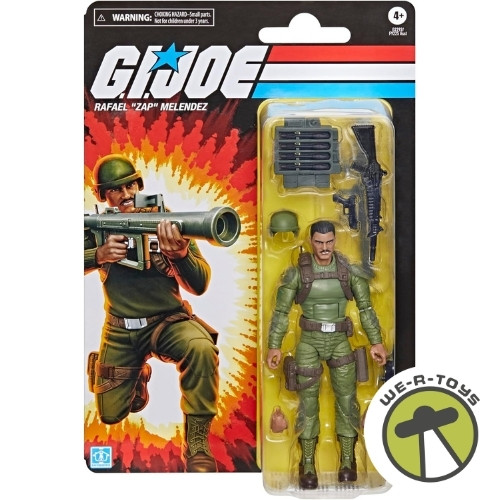 G.I. Joe Classified Series Retro Cardback Rafael Zap Melendez Action Figure