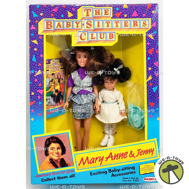 The Baby-Sitters Club Mary Anne and Jenny Dolls 1991 Remco Toys 09302