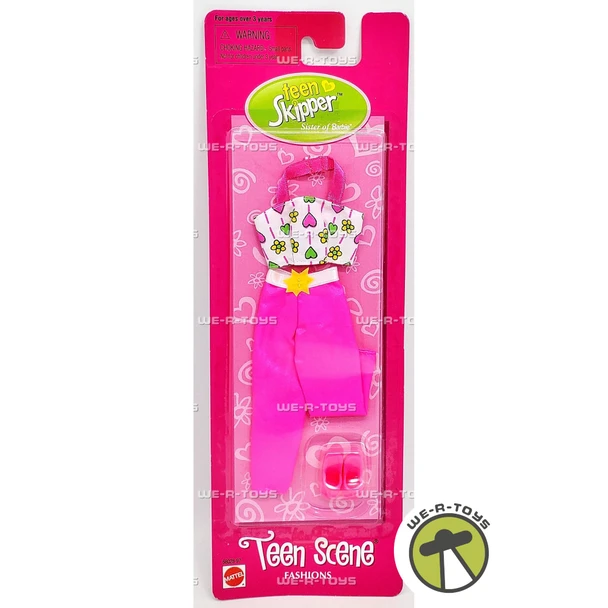 Teen Skipper Sister of Barbie Fashions Pink Pants 1998 Mattel 68028