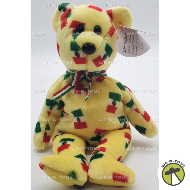 Ty Beanie Baby Piñata the Bear with Black Nose Plush 2003