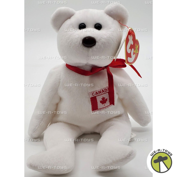 Ty Beanie Baby Maple the Bear Canadian Plush 1997