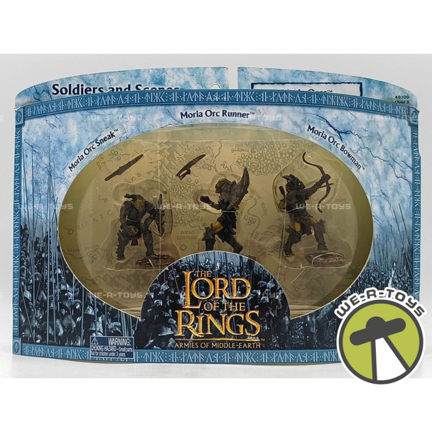 Lord of the Rings Middle Earth Moria Orcs Battle Scale Figures Set #48100