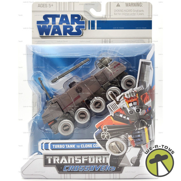 Star Wars Transformers Crossovers Turbo Tank to Clone Commander Cody #87451