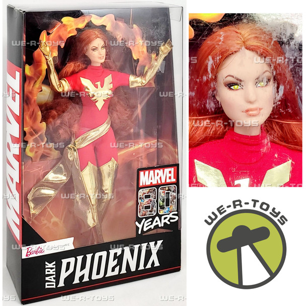 Dark Phoenix Marvel 80 Years Barbie Doll 2019 Mattel GLJ54