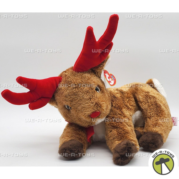 Ty Beanie Buddy Roxie the Reindeer with Red Nose Plush 2000